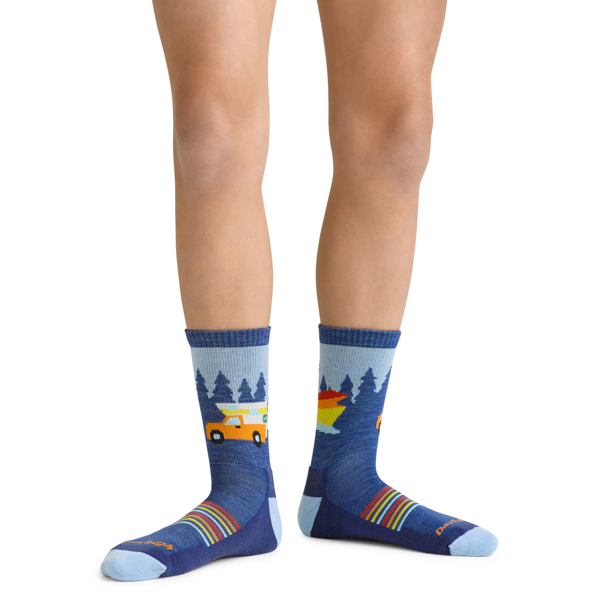 Kids Van Wild Micro Crew Lightweight Hiking Socks - Image 6