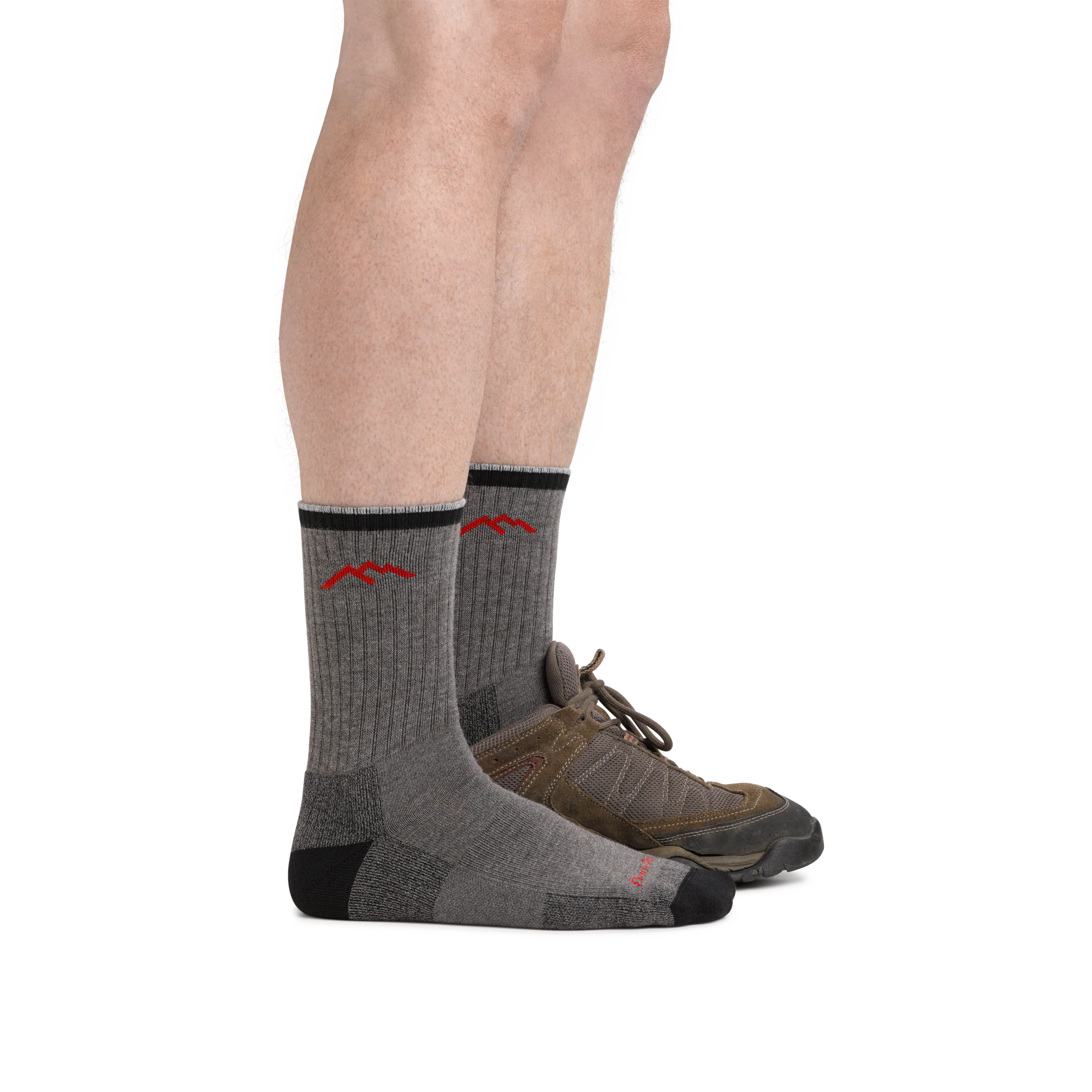 Men's Coolmax® Hiker Micro Crew Midweight Hiking Socks - Image 4