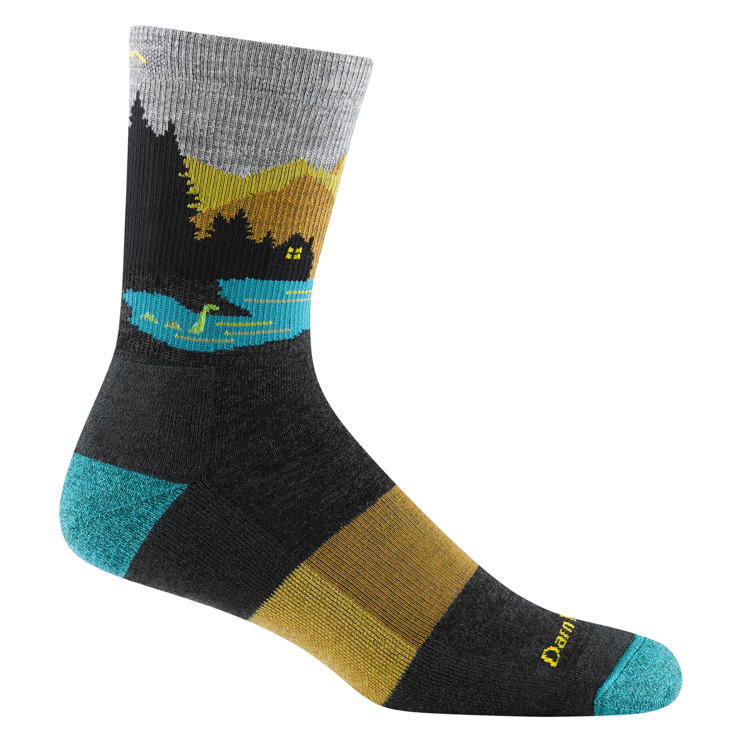 Men's Close Encounters Micro Crew Midweight Hiking Socks - Image 5