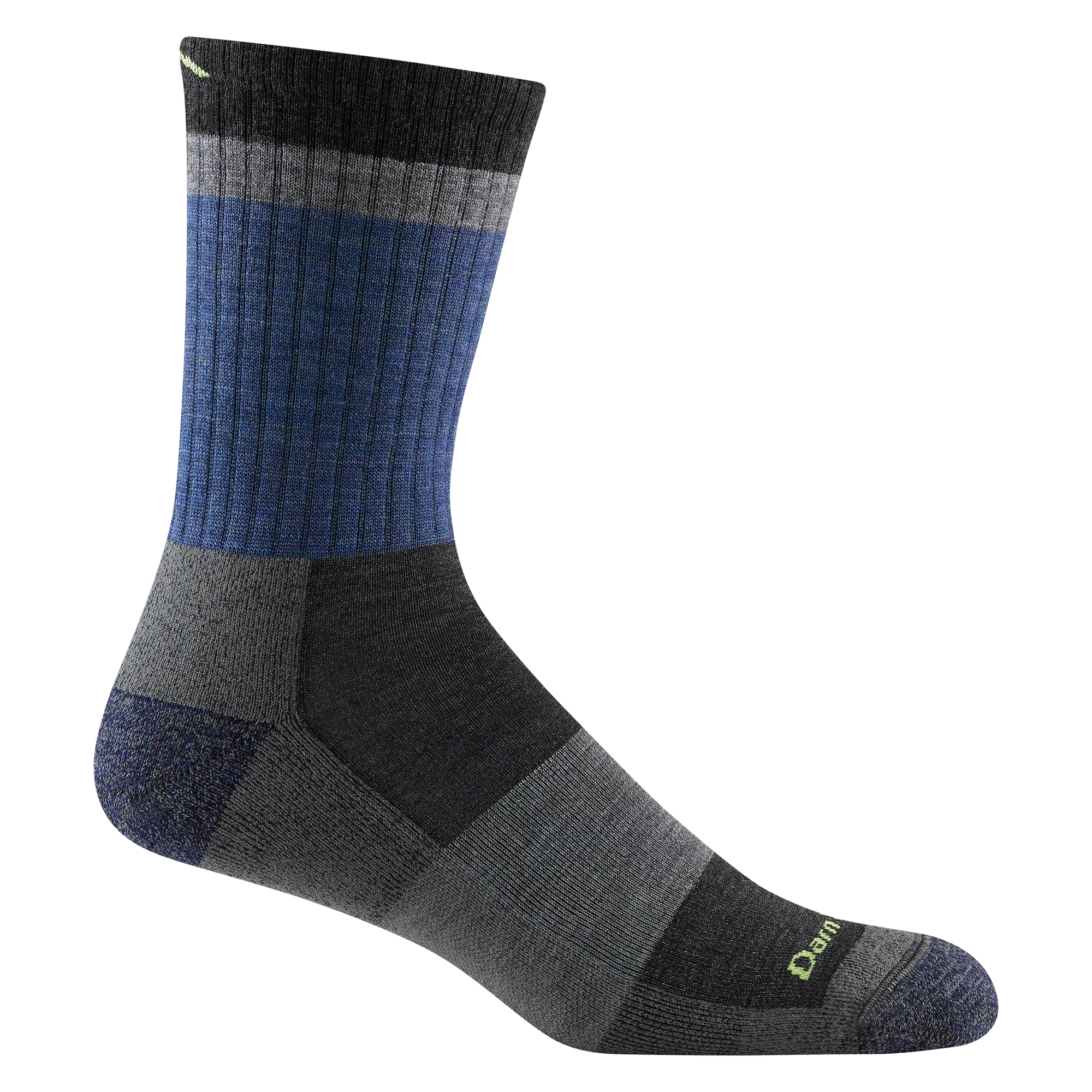 Men's Heady Stripe Micro Crew Lightweight Hiking Socks - Image 11
