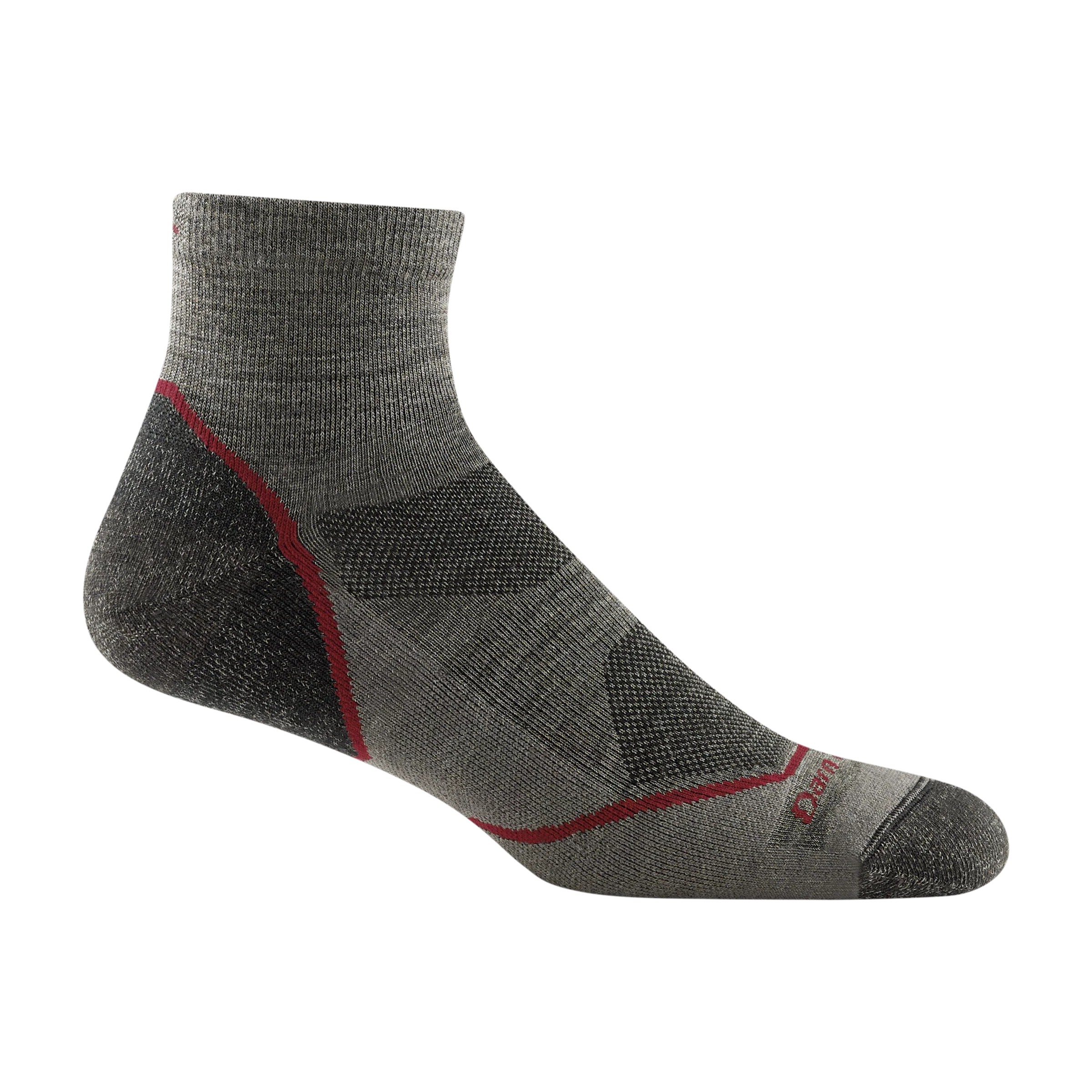 Men's Light Hiker Quarter Lightweight Hiking Socks - Image 3