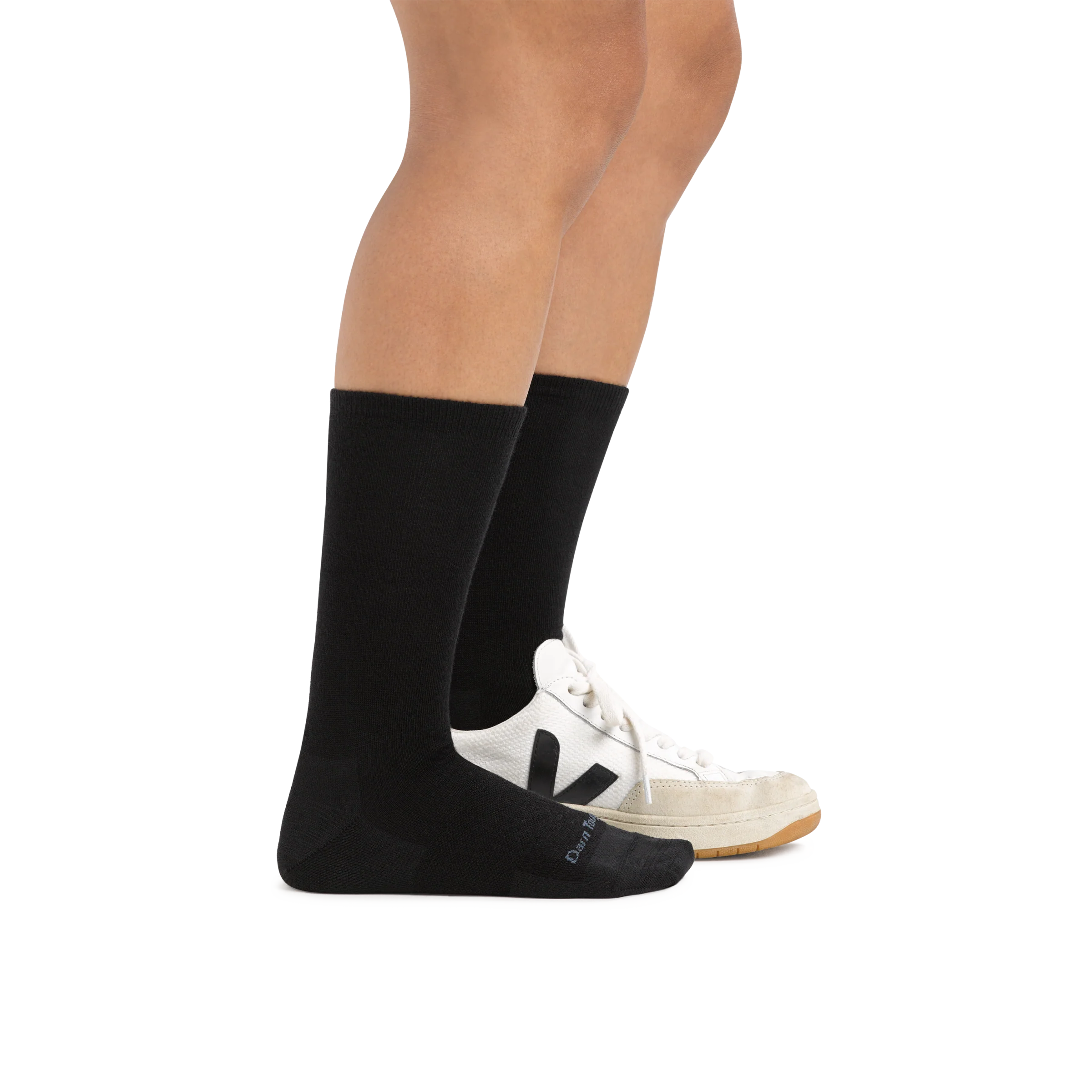 Women's Solid Basic Crew Lightweight Lifestyle Socks - Image 6