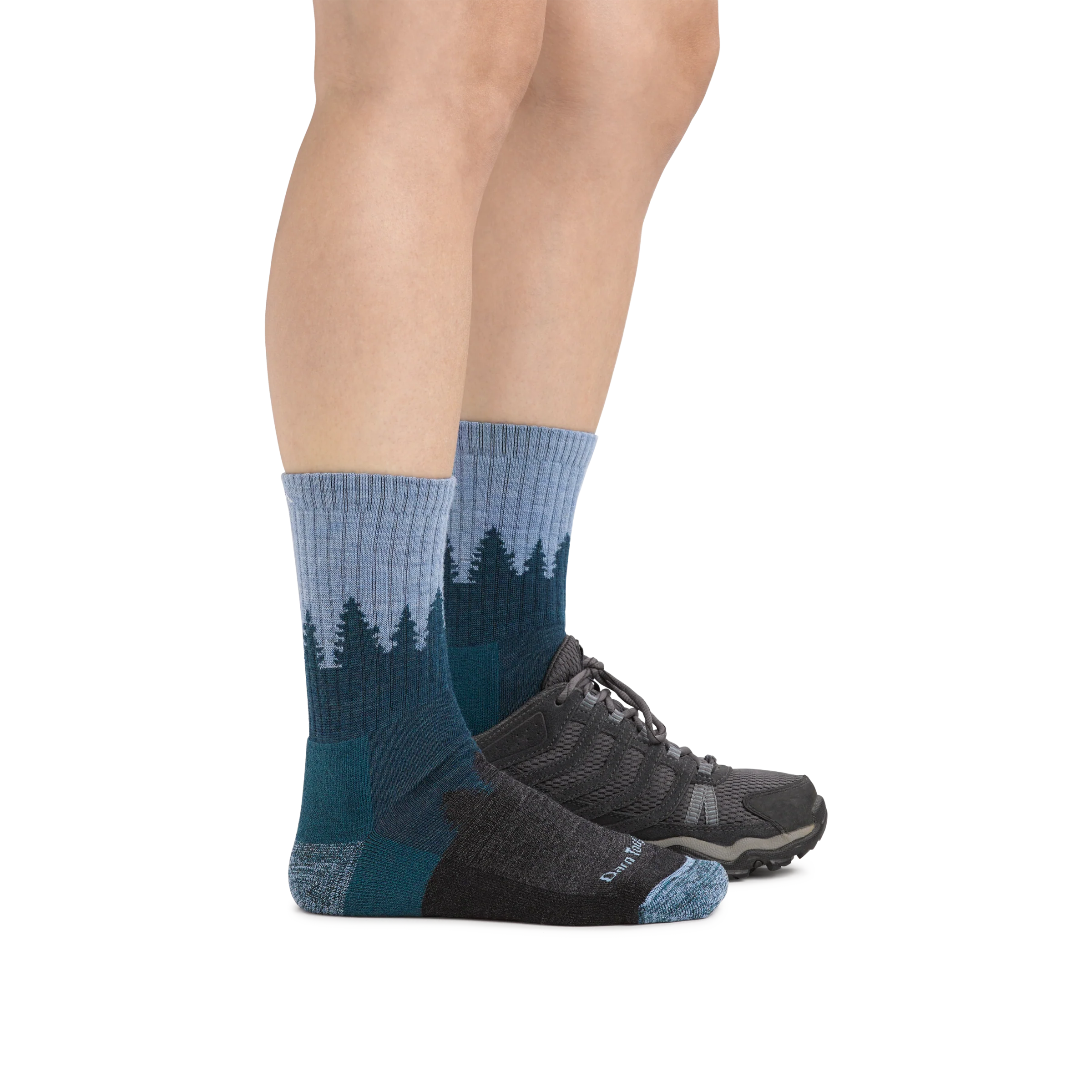 Women's Treeline Micro Crew Midweight Hiking Socks - Image 4